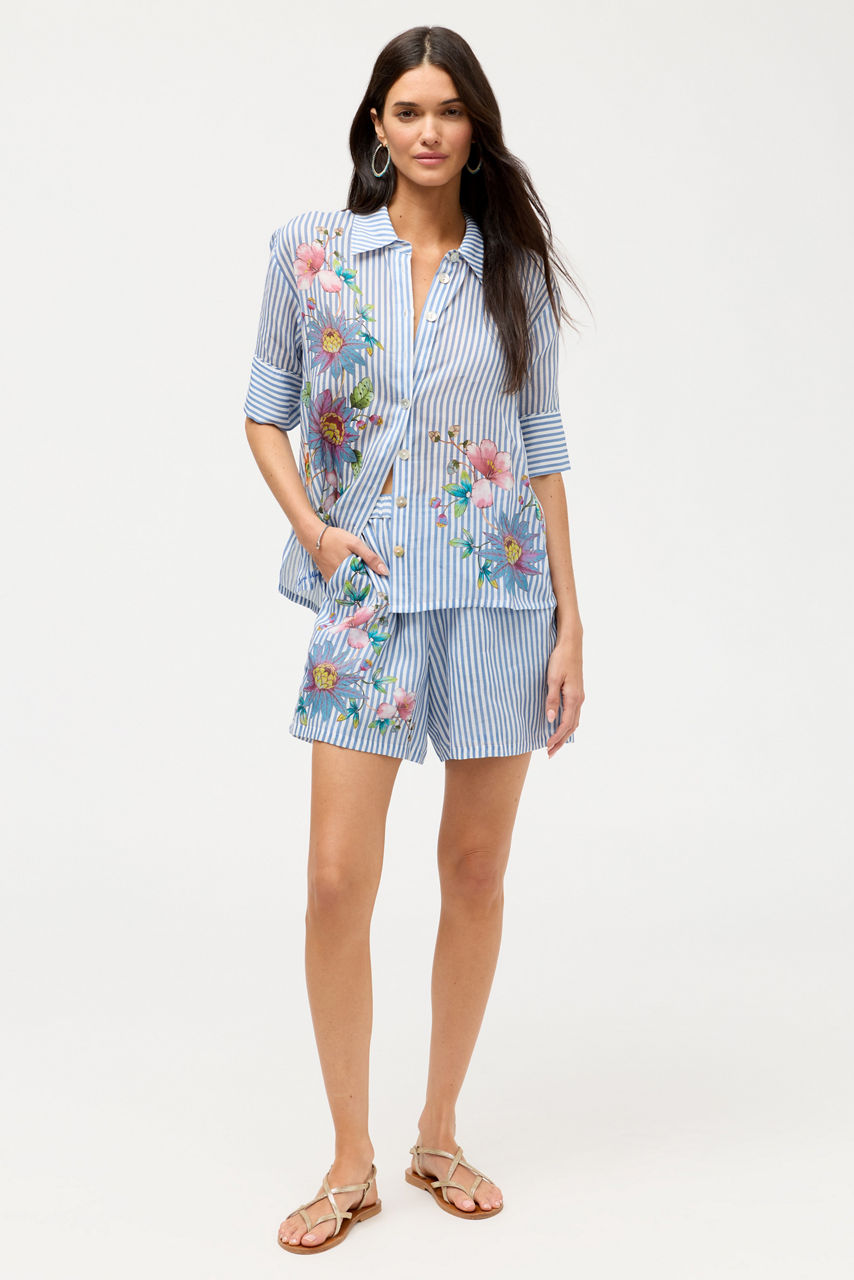 ORLAYA STRIPE CULOTTE, , large image 4